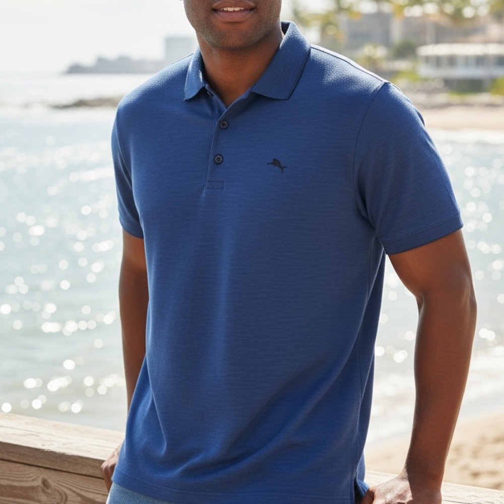 Tommy Bahama Deep Blue Polo Shirt